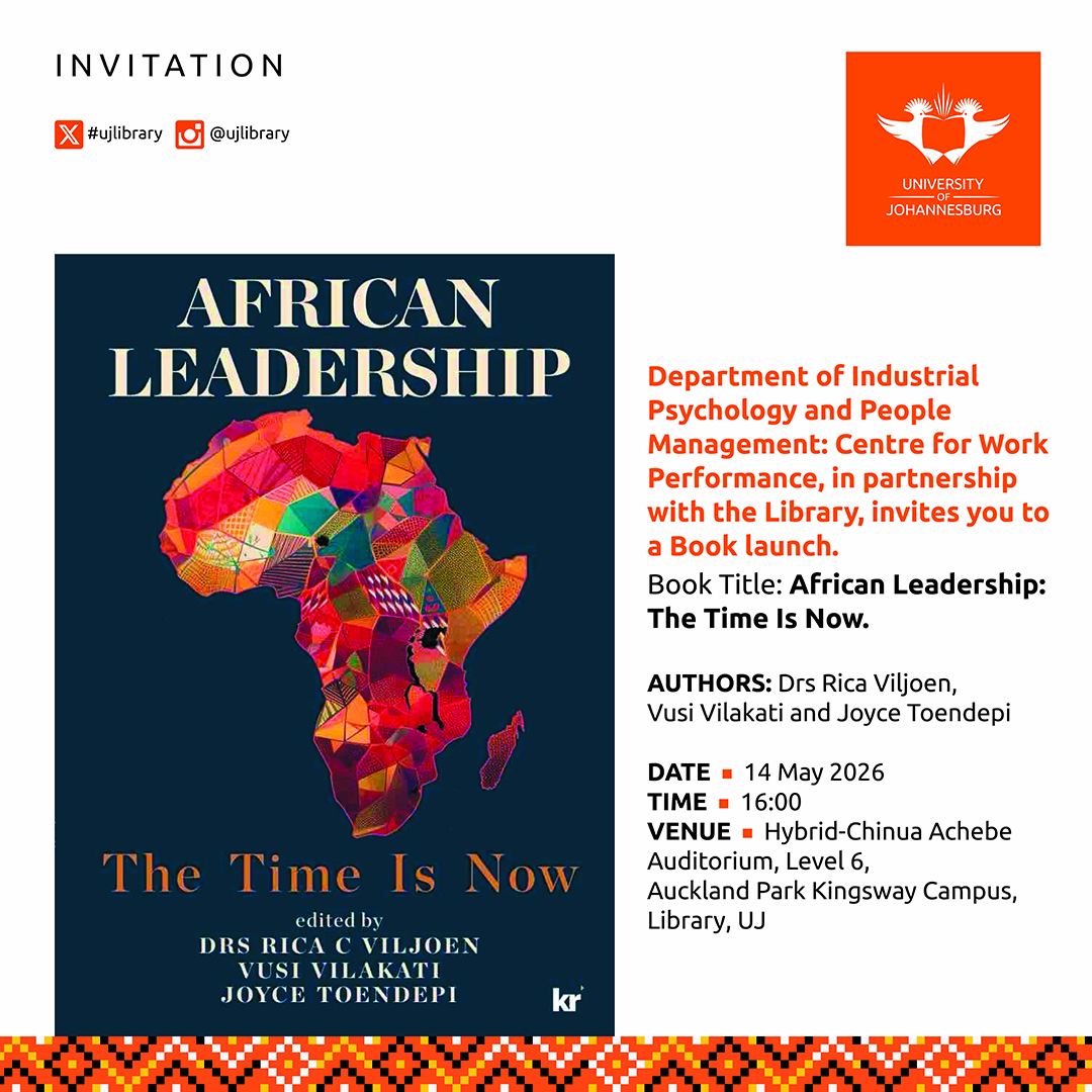 Book Launch: African Leadership: The Time Is Now